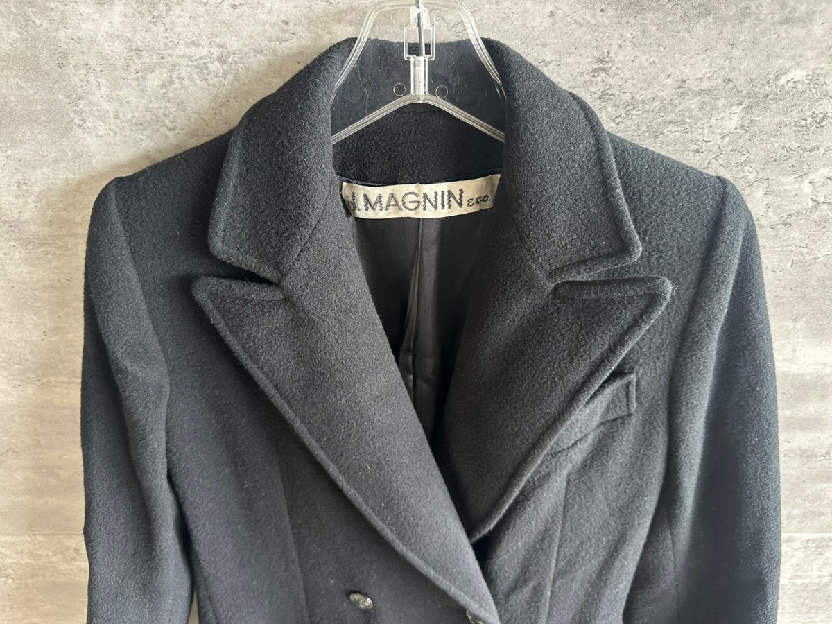ロンドンガール❗️80sVINTAGEメリノウール高品質！超美品レトロUSA古着 Vintage 1980s Ladies Coat Holt Renfrew Overcoat Wool Blend M