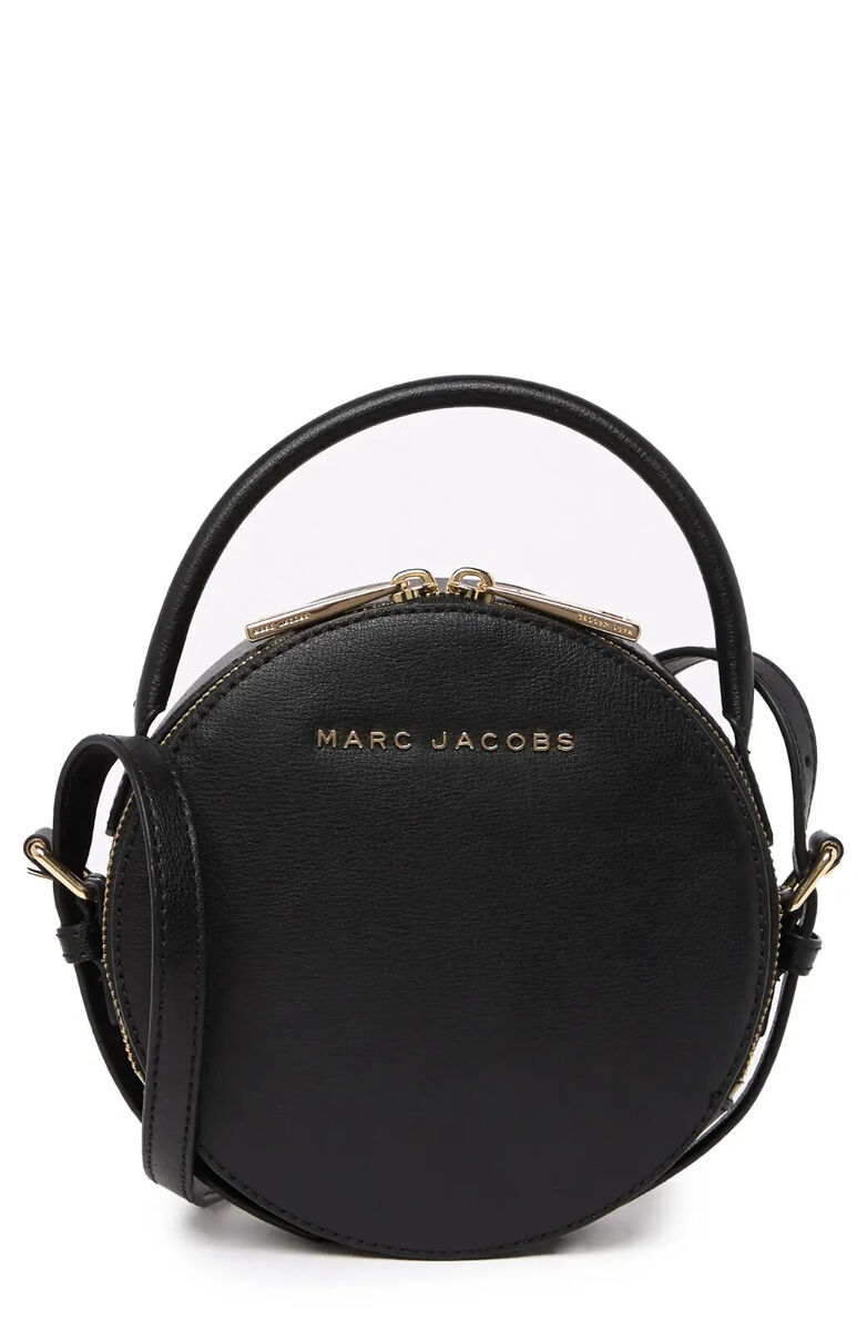 New Marc Jacobs Black Leather The Commuter Circle Crossbody New Marc Jacobs Black Leather The Commuter Circle Crossbody