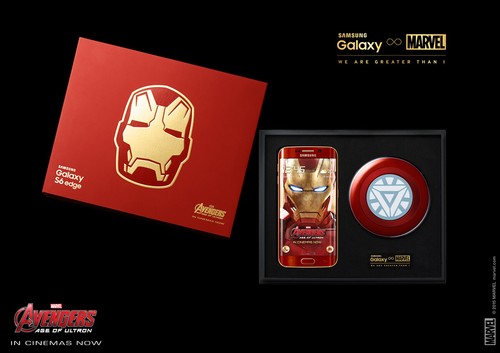 Samsung Galaxy S6 Edge Limited Edition IRONMAN 64GB ASIAN VERSION Avengers RARE - Bild 2 von 2