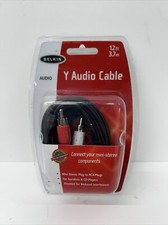 BELKIN CABLES F8V23512 BELKIN CABLES 12FT MINI STEREO Y AUDIO CABLE NEW