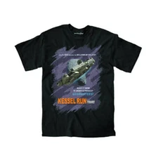 Star Wars Kessel Run Tours Mens Black T-Shirt
