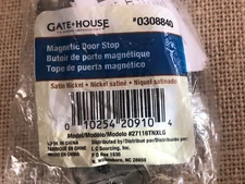 Gate House Magnetic Door Stop 3" Satin Nickel #0308840  New