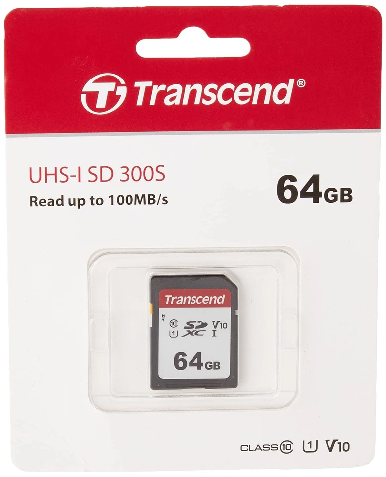 Transcend 64GB SDXC SD Class 10 Memory for Nikon P950, P1000, B600, W300, B500 - Image 2 of 2