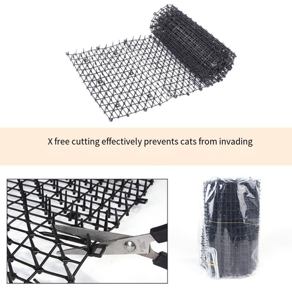 Garden Prickle Strip Cat Repellent Deterrent Mat Anticat Dog Mat