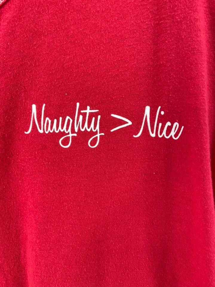 Conjunto de pijama ropa de dormir cacique talla 22 24 rayas rojas vacaciones travieso bonito 2 piezas Foto 2 de 4