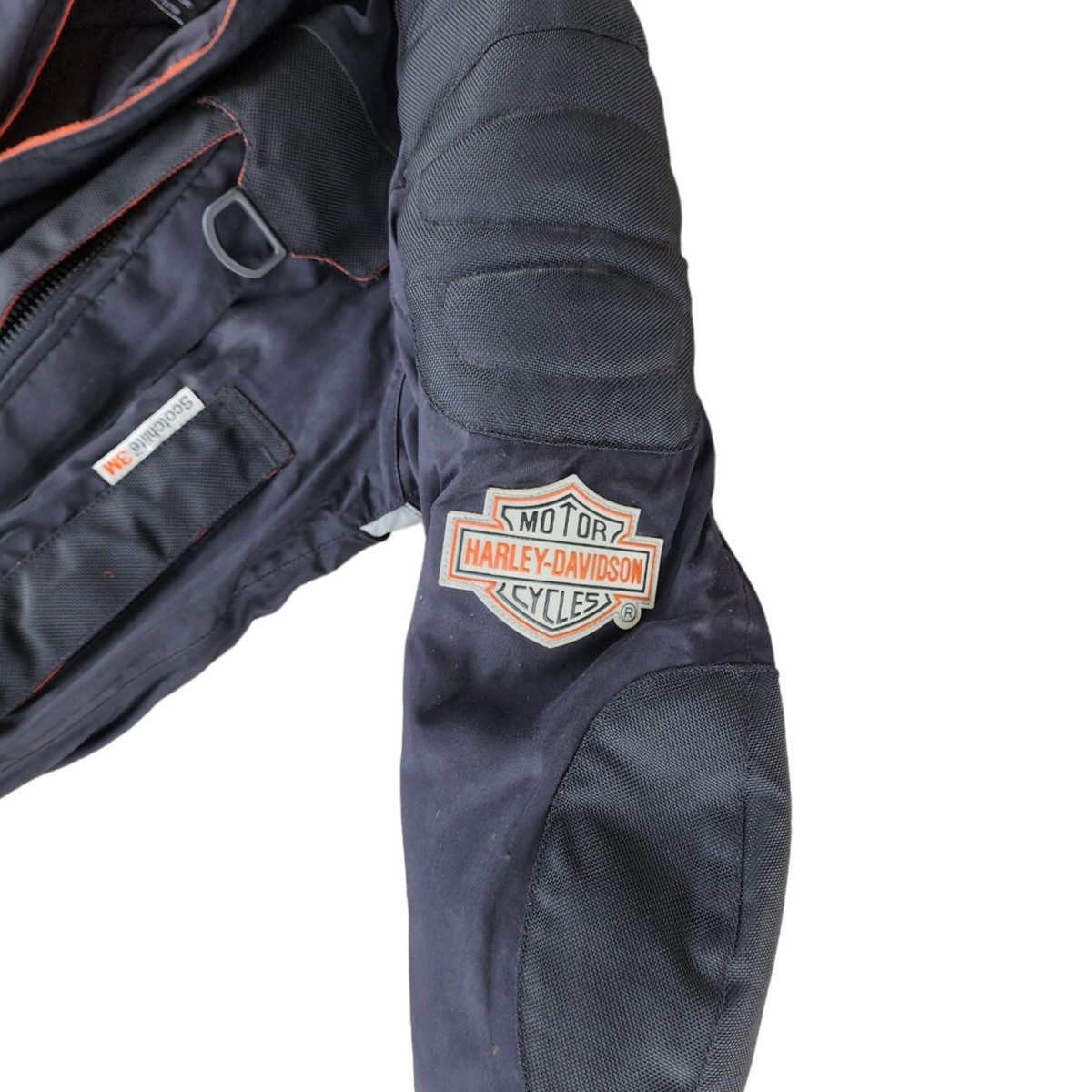 Harley Davidson FXRG Riding Jacket Size XXS Black Ventes Zip Out 3M Liner View 6