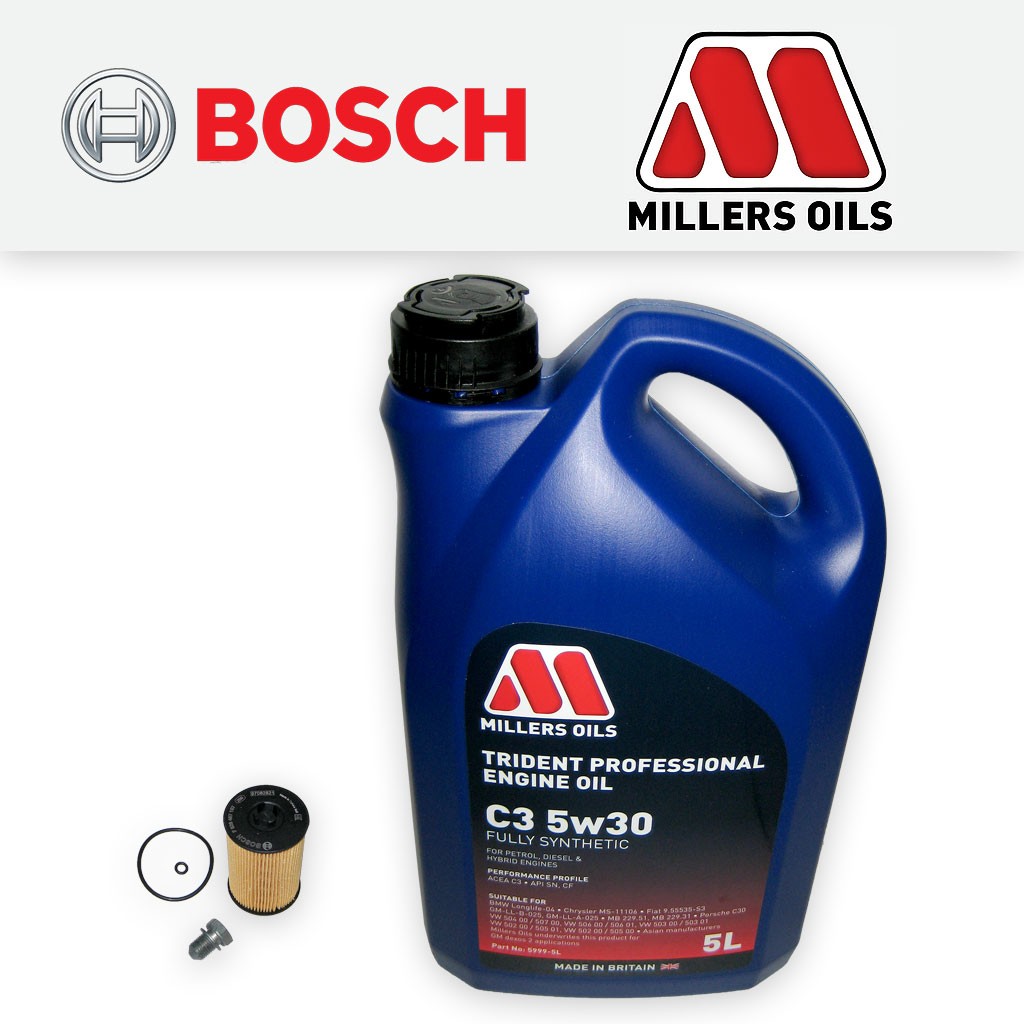 SERVICE KIT for SKODA OCTAVIA (5E) 1.6 TDI OIL FILTER SUMP PLUG +OIL (2012-2020)