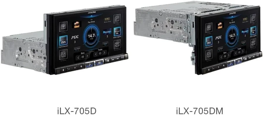 ALPINE ILX-705DM AUTORADIO 2 DIN WIRELESS APPLE E ANDROID DAB CON BOARD in alto - Immagine 3 di 3