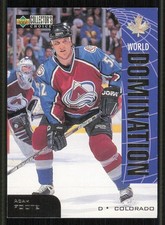 1997-98 Collector's Choice World Domination #W16 Adam Foote