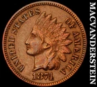 1874 Indian Head Cent- Almost Uncirculated Semi Key Better Date #i3591