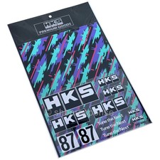 Hks 51007-ak681 Premium Goods Multi Sticker Sheet Die-cut Genuine Made In Japan