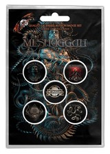 Image of Meshuggah Badge Pack Vilent Sleep of Reason Band Logo Official 5 x Pin Button