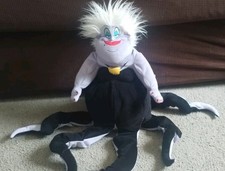 Disney Store Ursula Stuffed Plush 25 Little Mermaid black dress plush GUC
