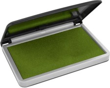 Large Olive Green Ink Stamp Pad 23/4x41/4 Inch Premium Quality Felt Pad