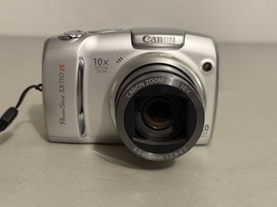 Canon PowerShot SX110 IS 9.0MP Digital Camera 10X Optical Zoom - TESTED Works