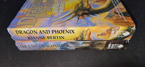 2 Joanne Bertin HC 1st Editions EX-LIBRARY Last Dragonlord Dragon & Phoenix used - Picture 3 of 6