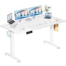 63 Inch Electric Standing Desk Height Adjustable, Sit to Sta