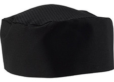 Black Chef Hat Adjustable Kitchen Supply One Size Fit Most 6