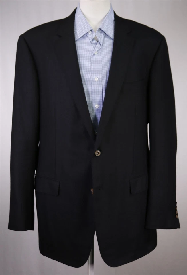 Samuelsohn JP Tilford Black 100% Cashmere Sportcoat Blazer 46L - Image 2 of 4