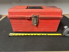 Contico Tuff-box 16 Tool Box Red Plastic. Used. Free Shipping. Contico Tuff-box 16 Tool Box Red Plastic. Used. Free Shipping.