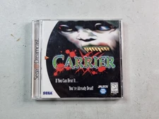 Carrier (Sega Dreamcast, 2000) Complete Cib W/ Reg Card 
