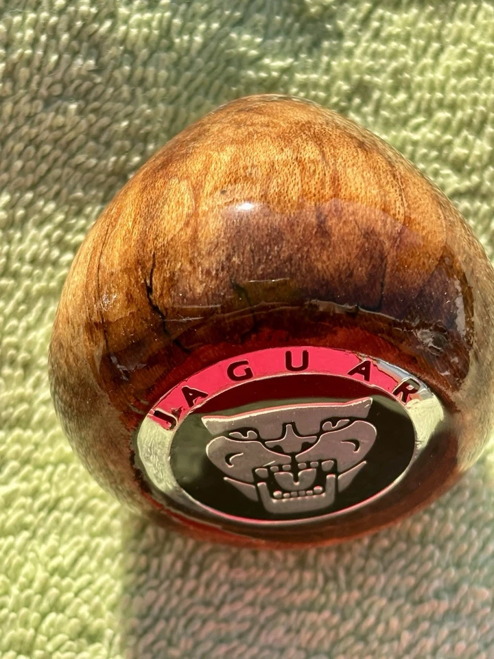 JAGUAR XJ6, XJS, XJ8, XK8, XJR, XKR, XK, tipo S, tipo X, perilla de cambio de marchas de madera de burl XK Foto 4 de 4