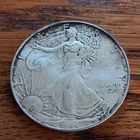 1994 1 OZ Silver American Eagle (Circulated Toned See Pictures). 999 Silver Coin