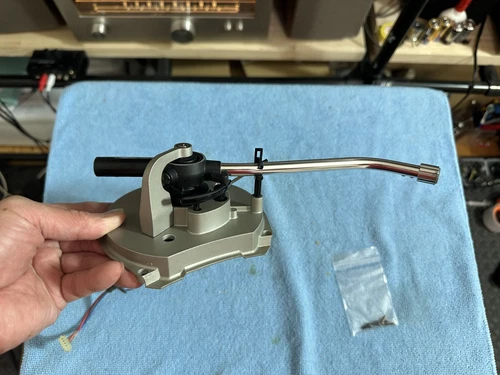 Technics SL-1600 Vintage Turntable parts original Tone arm working Tested Japan