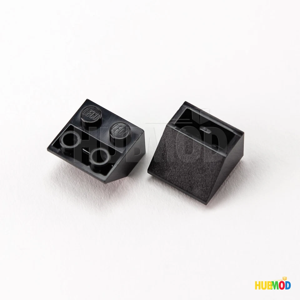 Lot of 10 LEGO Black 2x2 3660 Slope 45 Inverted Roof Tile Brick Blocks Parts NEW - Image 2 of 2