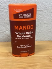 Mando Whole Body Deodorant Smooth Solid - Bourbon Leather