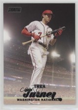 2017 Topps Stadium Club Black Foil Trea Turner #201 1u6