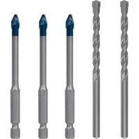Aktion: Bosch Bohrer-Set Expert HEX-9 Hardceramic Mixed, 5-Teilig Mit PräMie...