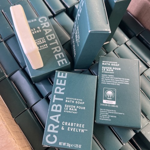 265 Bars Crabtree & Evelyn Moisturizing Hand Soap Bars 1.25 oz Travel Size - Picture 6 of 8