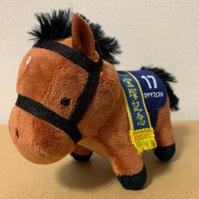 K. Cantarella Thoroughbred 馬の彫刻 Thoroughbred Collection Nakayama Festa Mascot Ball Chain 31 Plush