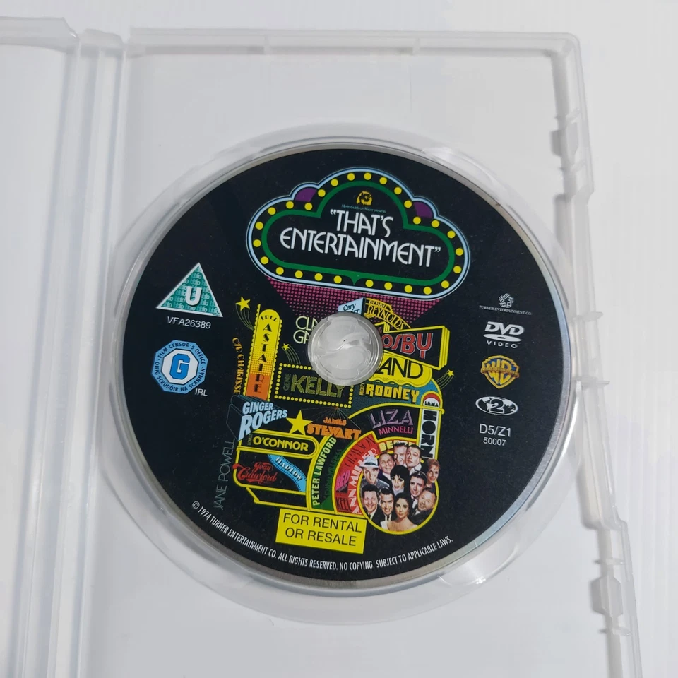 DVD Musical That’s Entertainment – MGM Classics Compilation Kelly Astaire Crosby - Image 4 of 4