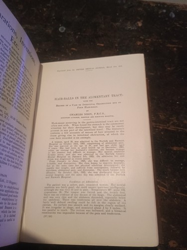 Various Medical Papers from late 1800's to early 1900's bound into a book. - Picture 14 of 24