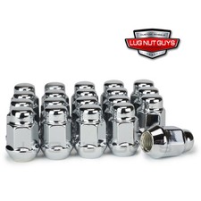 20 Lug Nuts Bulge Acorn 12x1.5 Chrome 21mm 1316 Hex