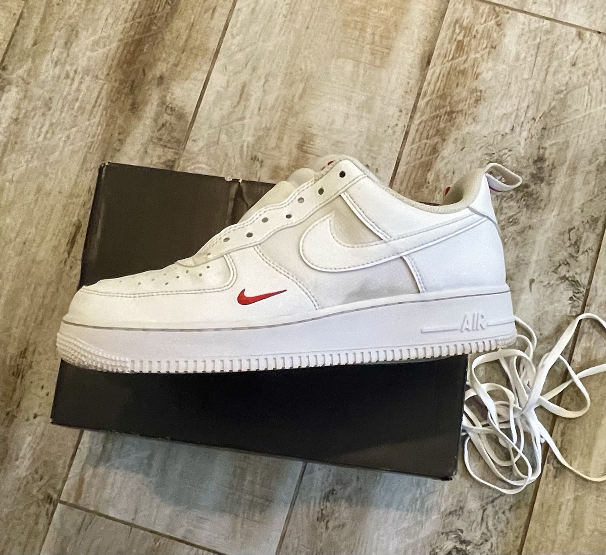 Sepatu Nike Af1 Kith France Men's Nike Air Force '07 White/White