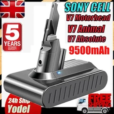 9500mAh Replacement Battery For Dyson V7 SV11 Motorhead V7 Animal Extra Battery