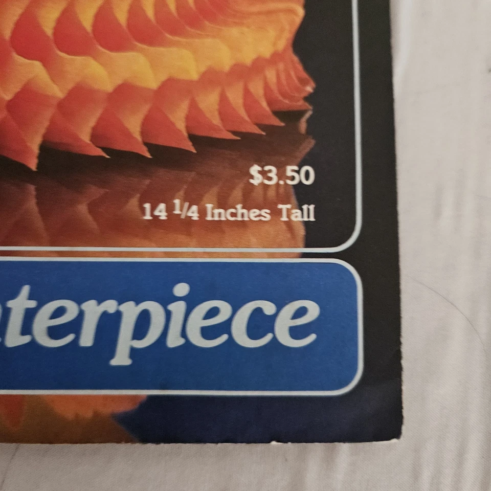 Centro de mesa de panal RHTF Captain Laser Hallmark Vintage 1982 Nuevo de Lote Antiguo 14,25" Foto 2 de 4