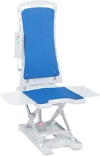 Bellavita Whisper Drive Medical Bath Lift477150312  Bath Lift Chair, Blue