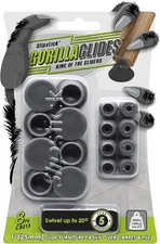 Gorillaglides CB213 Chair Swivel Sliders/Floor Protector Glides (Set of 8 Swivel