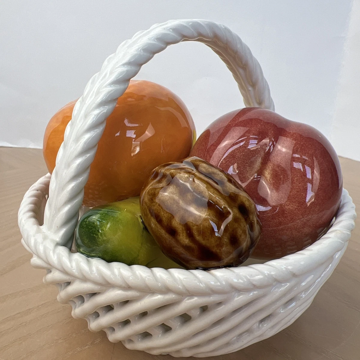 Ceramic Fruit In Italian Art Pottery for sale | eBay