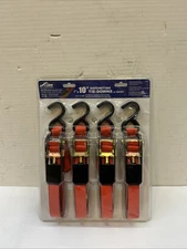 SLine by Ancra Cargo 1"x10ft Ratcheting tie-downs with Hooks 4 Pack New