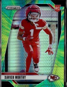 2024 Panini Prizm #399 Xavier Worthy Hyper #/180