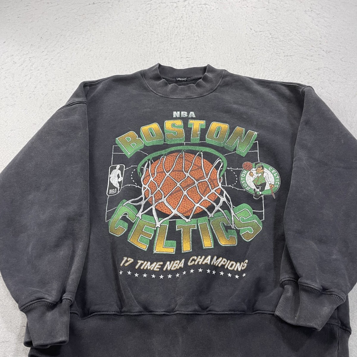 Boston Celtics Sweatshirt Adult XS Oversized Abercrombie and Fitch