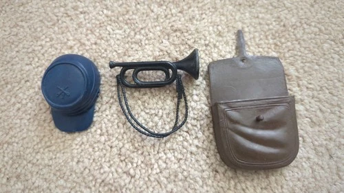 Vintage Marx Johnny West Accessories - General Kirk Odinson Fort Apache Fighters