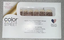 NEW Color Street Nail Polish Strips - Coming Up Roses - Glitter $2 Shipping USA