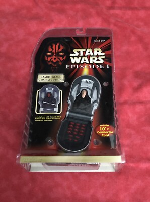 Star Wars Darth Maul/ Sidious Landline Flip Phone Tiger Electronics 1999 *NEW*