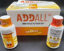 Addall XR Orange Drink Shots 6 Pack  EXPIRED 2/2025